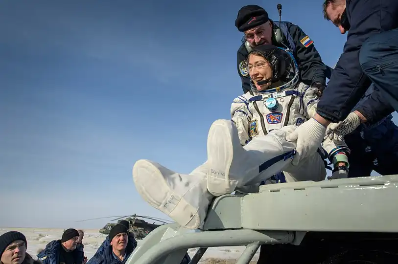 Record-Setting Astronaut Christina Koch Returns to Earth